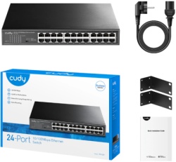 Cudy FS1024 24-Port 10/100 Mbps Ethernet Switch-4