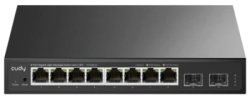 Cudy GS108ES2 V1.0 Switch 8× GbE, 2× 1.25G SFP Extend Mode VLAN Mode