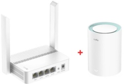 Cudy set wr300 n300 wi-fi router + m1300 1-pack ac1200 mesh (3999)-5