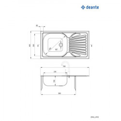 Deante deante sudopera techno 76/ixd/o/15 - Img 2