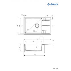 Deante eridan granitna sudopera zqe a11b - Img 2