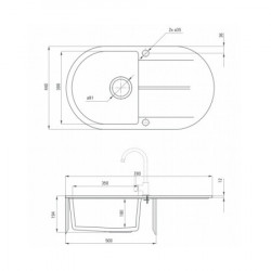 Deante sudopera piva 78/bl/0 zqi 211b - Img 2