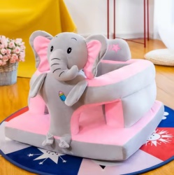 Dečija plišana foteljica Little Elephant - roze ( KLK2700-LER )