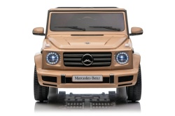 Dečiji automobil na akumulator - Mercedes Benz G500 4×4 Zlatna boja peska - Img 2