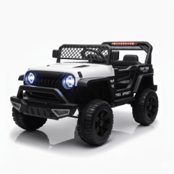 Dečiji džip na akumulator Wrangler Beli (12V)