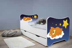 Dečiji krevet 160x80 cm happy kitty+fioka SLEEPING TEDDY ( 7451 ) - Img 1