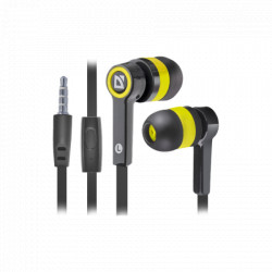 Defender slušalice bubice sa mikrofonom pulse 420 crno žute