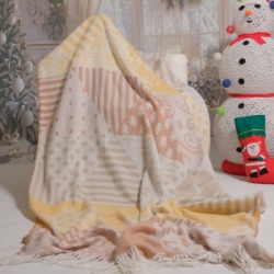 Dekordom Ćebe acrylic plus christmas 150x200 - skc25660bb - pastel christmas ( 025383 )