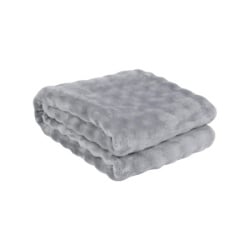 Dekordom ćebe soft wave 150x200 - grey ( 024919 )-1