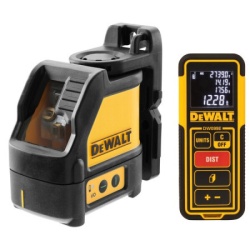 DeWalt set laser krstasti zeleni sa daljinometrom ( DW0889CG )