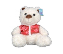 Dizi toys plisana igracka 40cm meda sa jaknom, 0+ ( 511.MQT20009-MED-J-40 )