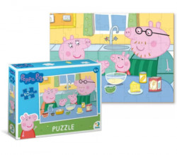 Dodo puzzle peppa prase, porodični ručak 60 komada ( A066239 ) - Img 3