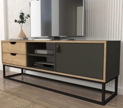 Dolores tv komoda antracit-hrast ( 0000445 )-8