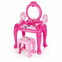 Dolu sto za šminkanje sa stolicom dečiji set ( 025616 ) - Img 1