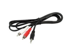 E-green 3.5mm stereo (m) - 2xrca (m) 5m crni Audio adapter