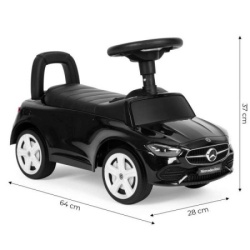 Ecotoys Guralica mercedes c class sa interaktivnim volanom i zvucima, black ( 667 BLACK )-3