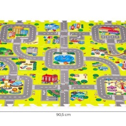 Ecotoys Podloga za igru city 9 elemenata 90.5x90,5cm iplay ( 0395 )-4