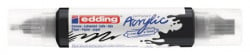 Edding akrilni marker E-5400 double-liner sa dva vrha crna ( 12MA54B ) - Img 1