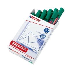 Edding Marker za belu tablu E-360 1,5-3mm, zaobljeni, pak. sa 10 kom. zelena ( 94E360F )