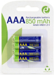 EG-BA-AAA8R4-01 ENERGENIE 850mAh AAA, PAK4 CK, ready-to-use PUNJIVE NiM baterije (rechargeable) - Img 1