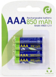 Energenie EG-BA-AAA8R4-01 850mAh AAA, PAK4 CK, ready-to-use punjive NiM baterije (rechargeable) - Img 1