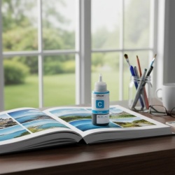 Epson T6732 EcoTank cyan ink bottle ( C13T67324A )