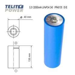 EVE IFR40135 LiFePO4 ćelija 3.2V 20Ah ( 5102 )