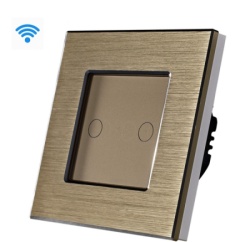 Exeshop 2g wi-fi pametni prekidačI al zlatni (WiFi touch switch) ( ss027 )