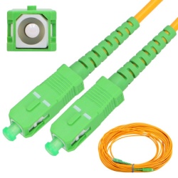 Extralink Patchcord SC/APC-SC/APC SM, G652D, Simplex, 3mm, 5.0m ( 6396 )