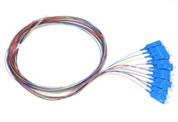 Extralink pigtails set sc/upc sm g.657a1 12pcs 12-colours ( el082 )