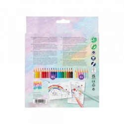 Faber Castell drvene bojice grip 1/18 unicorn+6 sparkle pastel 201543 ( G199 )  - Img 2