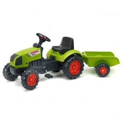 Falk Toys Traktor Claas na pedale sa prikolicom 2040A
