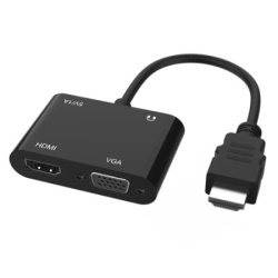 Fast Asia Adapter-konvertor HDMI na HDMI+VGA+Micro+Audio ( 632 )