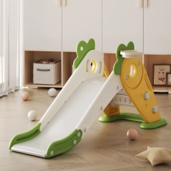 Feelkids Sklopivi tobogan sa košem "Šargarepica", Žuti ( 26211 )