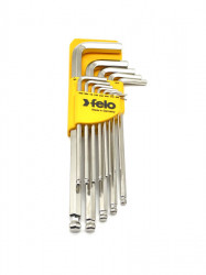 Felo set dugih inčnih L-ključeva sa šestougaonom kuglom HEX .050-3/8 13 kom ( 37513011 ) - Img 3