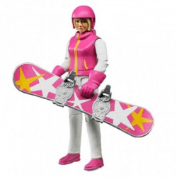 Figura žena na snowboard-u ( 604202 ) - Img 1