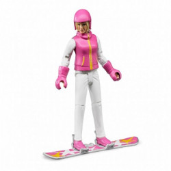 Figura žena na snowboard-u ( 604202 ) - Img 2