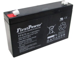 FirstPower 6V 7Ah FP670 terminal T1 ( 0131 )