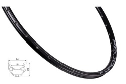 Force felga rim xc basic disk 622x19 32 rupa crna ( 702581 )