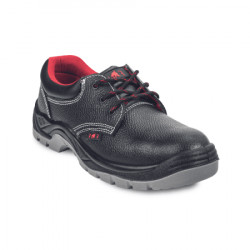 Fridrich o1 plitke radne cipele, kožne, crno-crvene, veličina 39 ( 1020011259720039 )