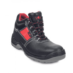 Fridrich s3 duboke zaštitne cipele, kožne, crno-crvena, veličina 44 ( 1020011260720044 )
