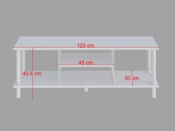 Futrix Tv komoda Belo drvo metal ( 34145 ) -2