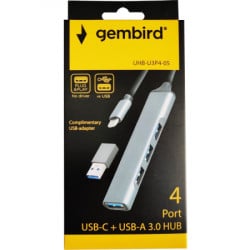 Gebmird HUB-U3P4-05 4-port hub USB 3.0 aluminum - Img 2