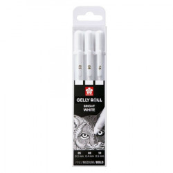 Gelly basic, gel olovka, set, white, miks, 3K ( 672390 ) - Img 2