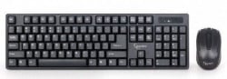 Gembird 2.4 GHz slim bezicni miš + tastatura US layout black ( KBS-W-01 ) - Img 3