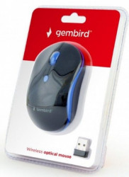 Gembird bezicni mis 2,4GHz opticki USB 800-1600Dpi black/blue 103mm MUSW-4B-03-B - Img 2