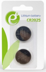 Gembird energenie CR2025 lithium button cell 3V PAK2 EG-BA-CR2025-01 - Img 1