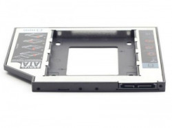 Gembird fioka za montazu 2.5" SSD/SATA HDD(do 9.5mm) u 5.25" leziste u laptop umesto optike MF-95-01 - Img 1