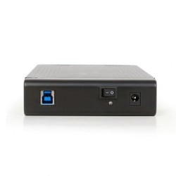 Gembird HDD External Enclosure, 3.5", SATAIII, USB3.0, Aluminium, Black ( EE3-U3S-3 ) -2