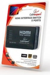 Gembird HDMI interface SWITCH, 5ports, remote DSW-HDMI-53 - Img 2